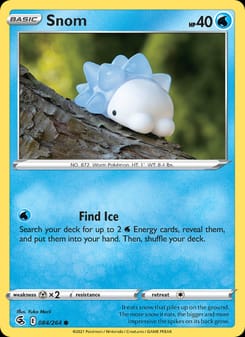 Snom 084/264 Common – Fusion Strike Pokémon card