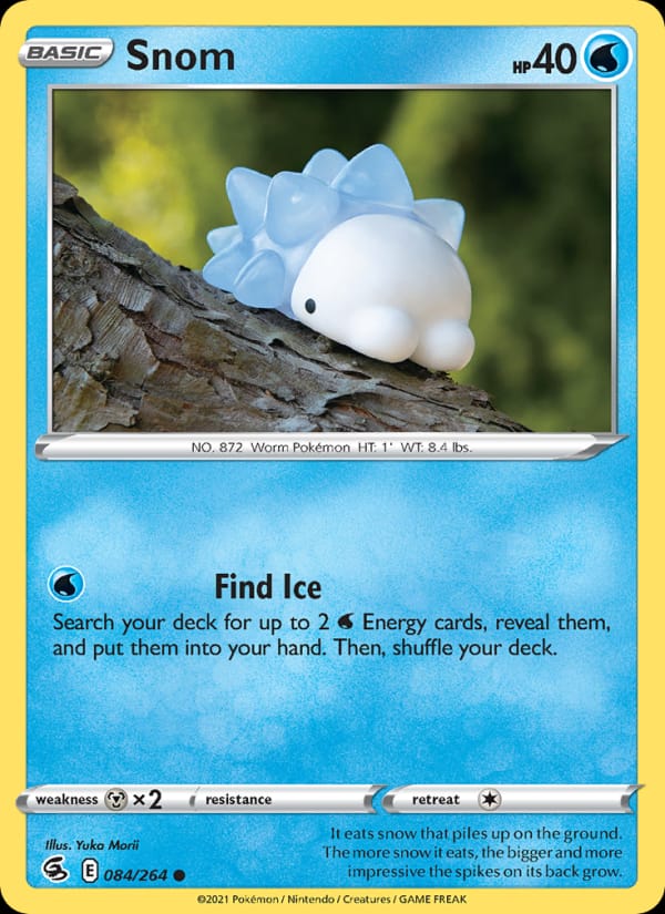 Snom 084/264 Fusion Strike Pokémon card