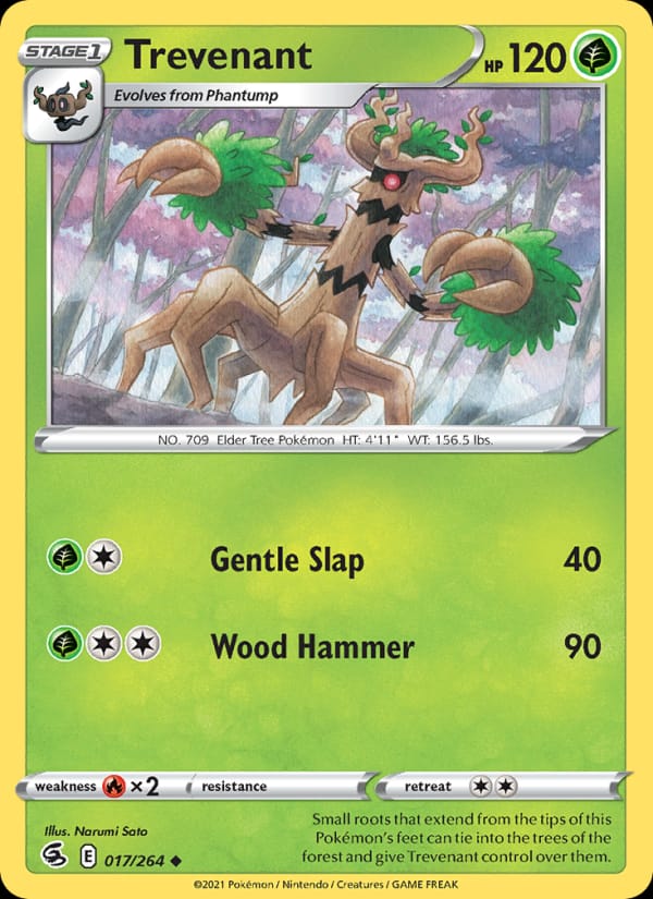 Trevenant 017/264 Fusion Strike Pokémon card