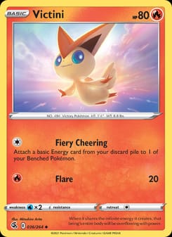 Victini 036/264 Uncommon – Fusion Strike Pokémon card