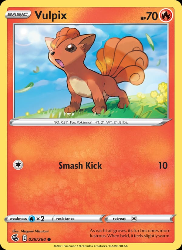 Vulpix 029/264 Fusion Strike Pokémon card