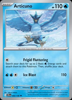 Articuno 032/159 Uncommon – Journey Together Pokémon card