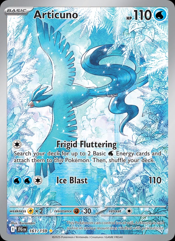 Articuno 161/159 Journey Together Pokémon card
