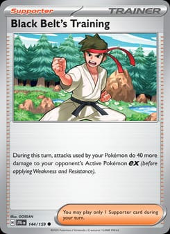 Black Belt's Training 144/159 Common – Journey Together Pokémon card