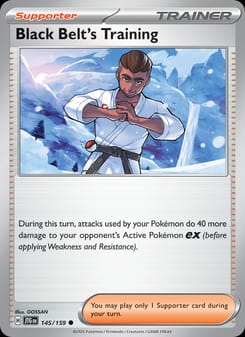 Black Belt's Training 145/159 Common – Journey Together Pokémon card