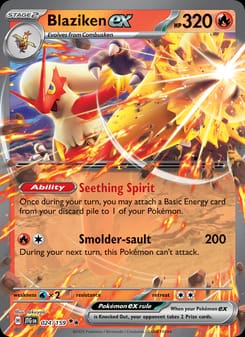 Blaziken ex 024/159 Double Rare – Journey Together Pokémon card