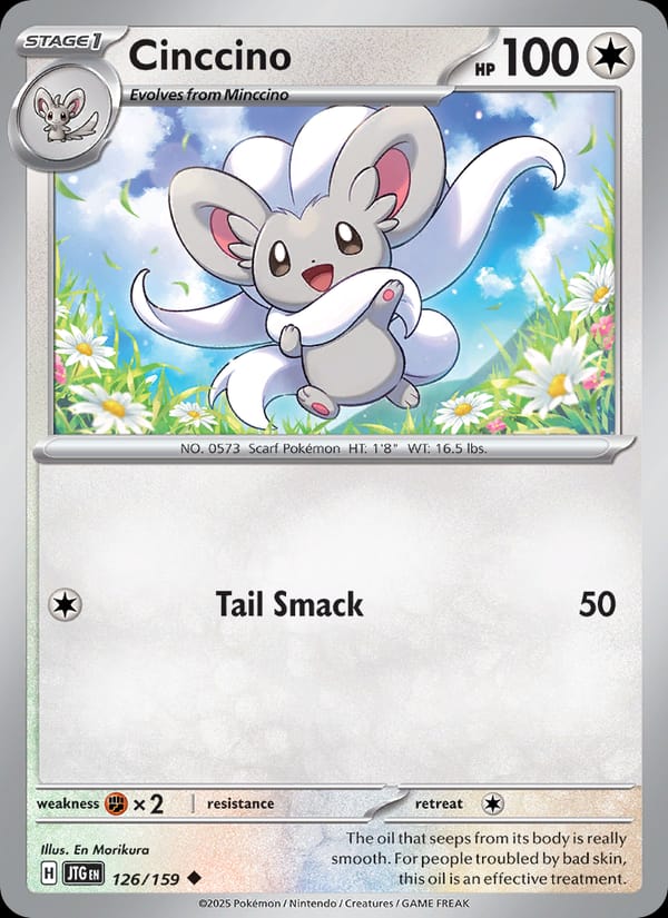 Cinccino 126/159 Journey Together Pokémon card