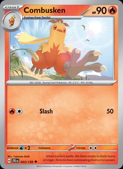 Combusken 023/159 Uncommon – Journey Together Pokémon card