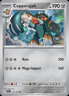 Copperajah 110/159 Uncommon – Journey Together Pokémon card