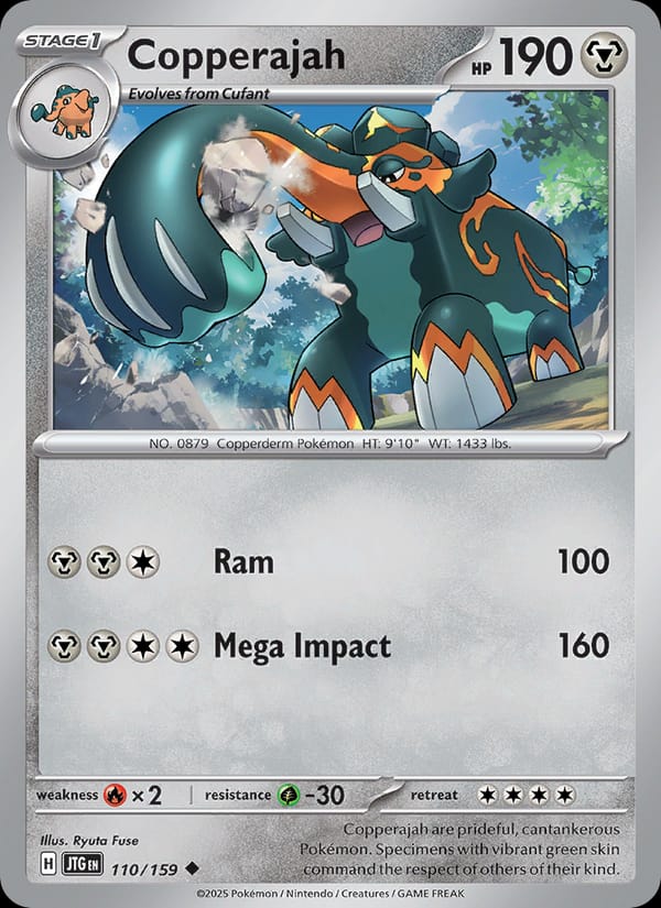 Copperajah 110/159 Journey Together Pokémon card