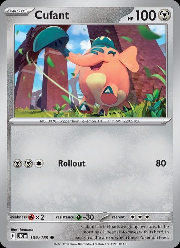 Cufant 109/159 Journey Together Pokémon card