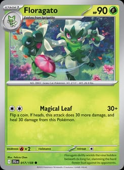 Floragato 017/159 Common – Journey Together Pokémon card
