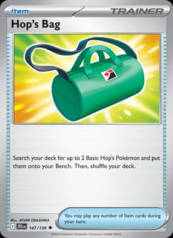 Hop's Bag 147/159 Uncommon – Journey Together Pokémon card