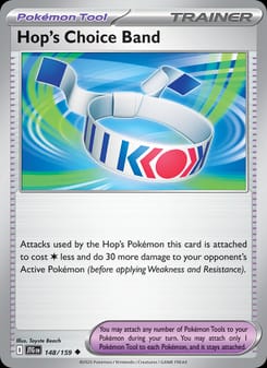 Hop's Choice Band 148/159 Uncommon – Journey Together Pokémon card