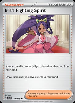Iris's Fighting Spirit 149/159 Uncommon – Journey Together Pokémon card