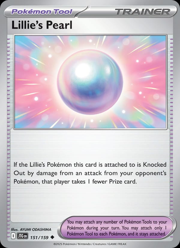 Lillie's Pearl 151/159 Journey Together Pokémon card