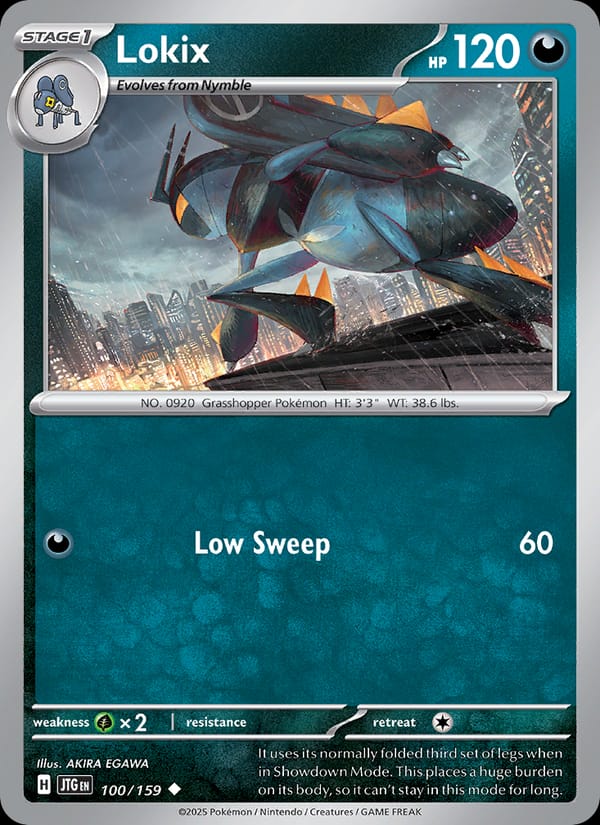 Lokix 100/159 Journey Together Pokémon card