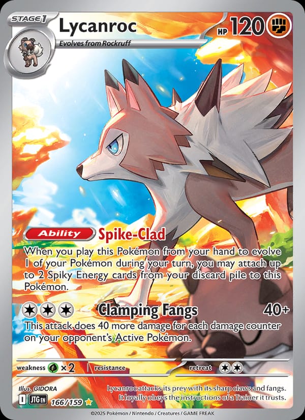 Lycanroc 166/159 Journey Together Pokémon card