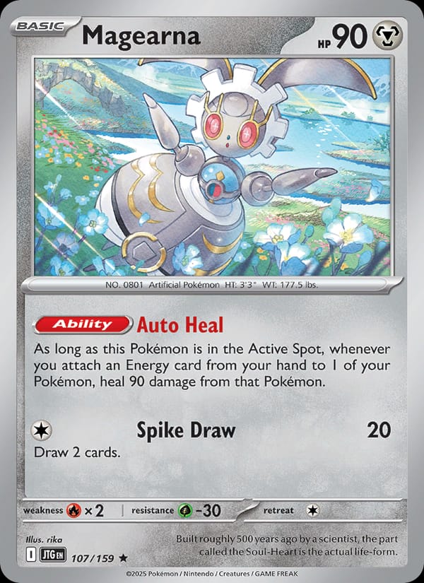 Magearna 107/159 Journey Together Pokémon card