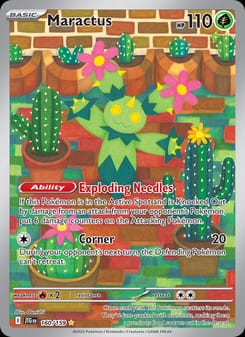 Maractus 160/159 Illustration Rare – Journey Together Pokémon card