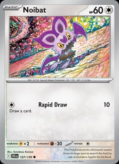 Noibat 127/159 Common – Journey Together Pokémon card