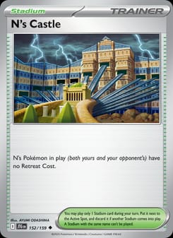 N's Castle 152/159 Uncommon – Journey Together Pokémon card