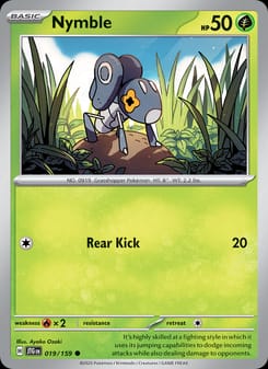 Nymble 019/159 Common – Journey Together Pokémon card