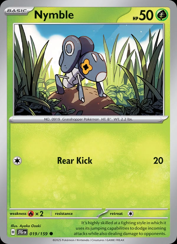 Nymble 019/159 Journey Together Pokémon card