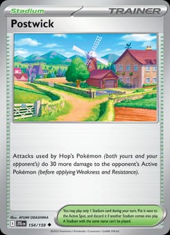 Postwick 154/159 Uncommon – Journey Together Pokémon card