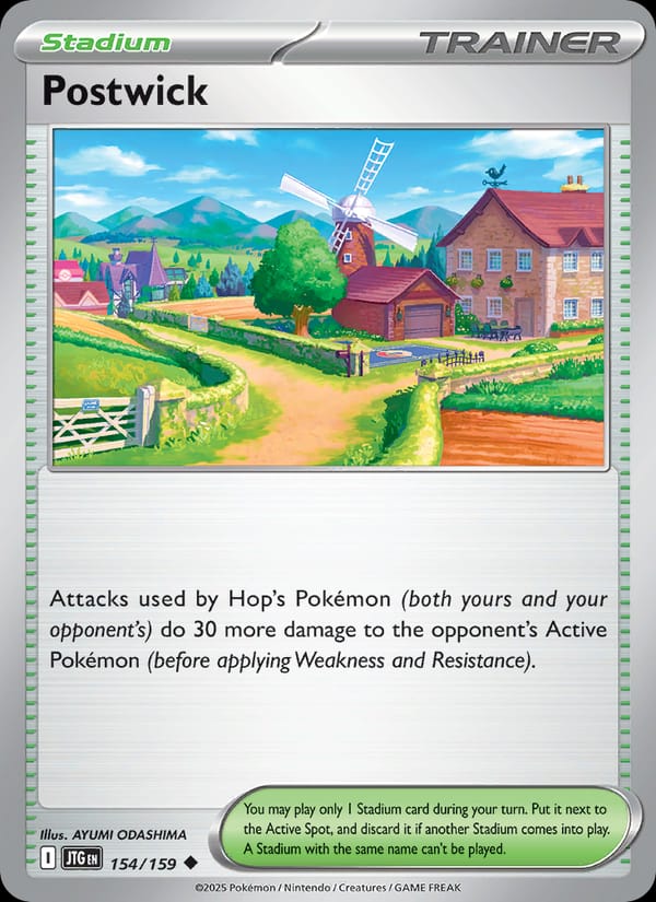 Postwick 154/159 Journey Together Pokémon card
