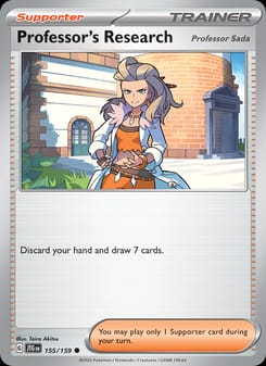 Professor's Research 155/159 Common – Journey Together Pokémon card