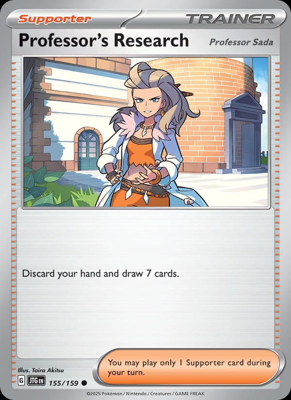 Professor's Research 155/159 Journey Together Pokémon card