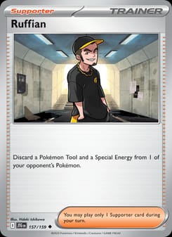 Ruffian 157/159 Uncommon – Journey Together Pokémon card