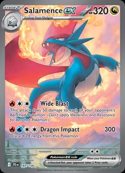 Salamence ex 187/159 Special Illustration Rare – Journey Together Pokémon card