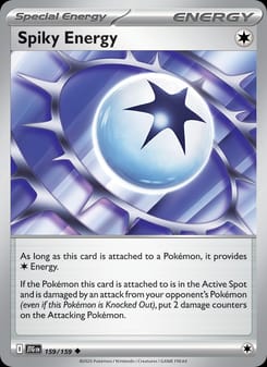 Spiky Energy 159/159 Uncommon – Journey Together Pokémon card