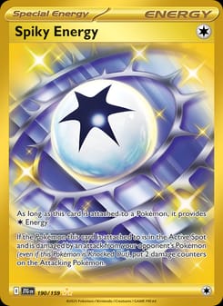 Spiky Energy 190/159 Hyper Rare – Journey Together Pokémon card