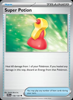 Super Potion 158/159 Uncommon – Journey Together Pokémon card