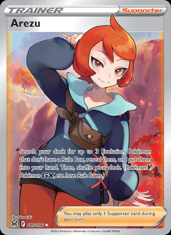 Arezu 189/196 Lost Origin Pokémon card