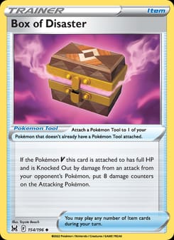 Box of Disaster 154/196 Uncommon – Lost Origin Pokémon card