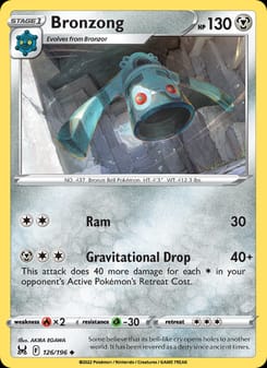Bronzong 126/196 Uncommon – Lost Origin Pokémon card