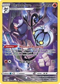 Chandelure TG04/TG30 Ultra Rare – Lost Origin Pokémon card