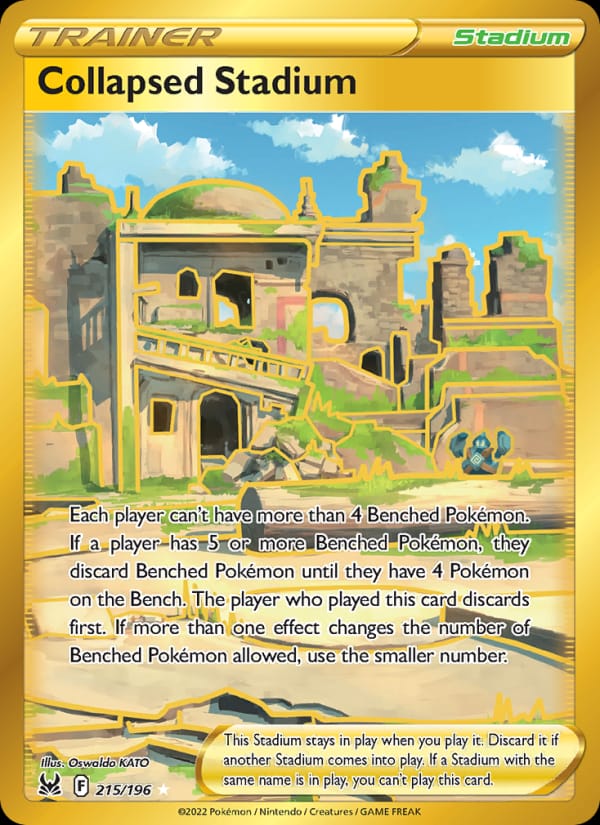 Collapsed Stadium 215/196 Lost Origin Pokémon card
