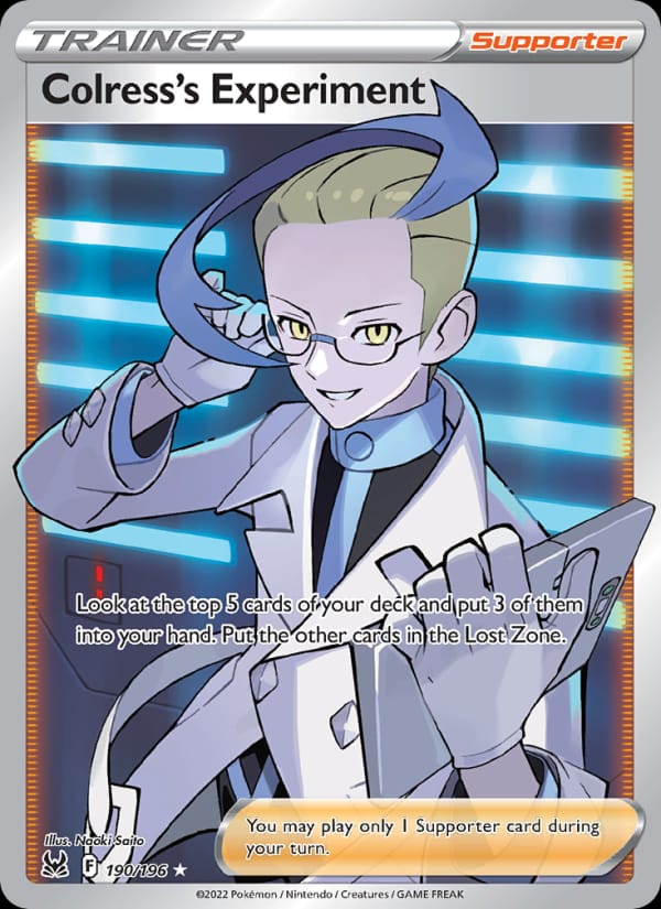 Colress's Experiment 190/196 Lost Origin Pokémon card