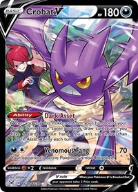 Crobat V TG20/TG30 Ultra Rare – Lost Origin Pokémon card