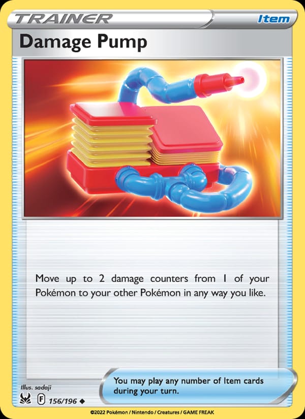 Damage Pump 156/196 Lost Origin Pokémon card