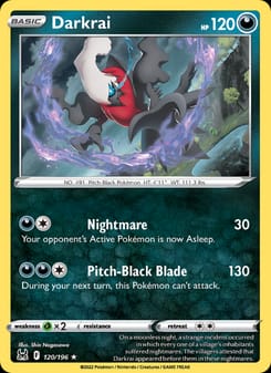 Darkrai 120/196 Holo Rare – Lost Origin Pokémon card