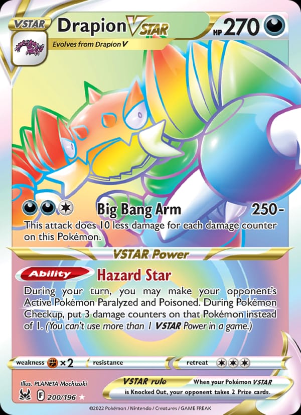Drapion VSTAR 200/196 Lost Origin Pokémon card