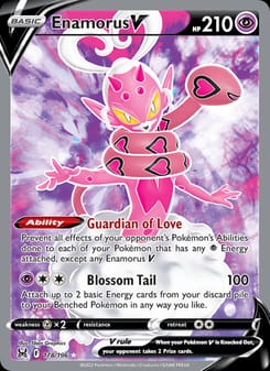 Enamorus V 178/196 Ultra Rare – Lost Origin Pokémon card
