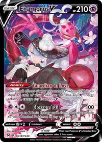 Enamorus V TG18/TG30 Ultra Rare – Lost Origin Pokémon card