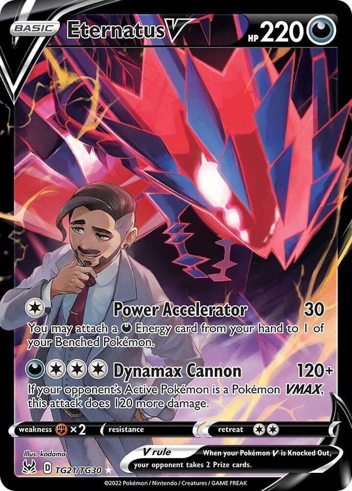 Eternatus V TG21/TG30 Lost Origin Pokémon card